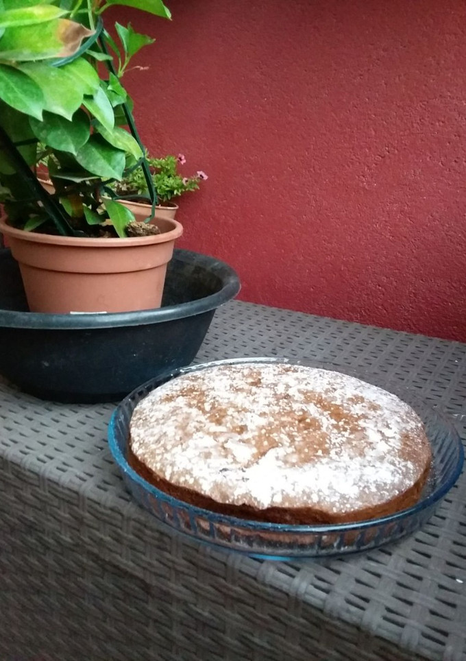 Una foto de 🍰Bizcocho de chocolate🍫 sin aceite 🪔o mantequilla🧈