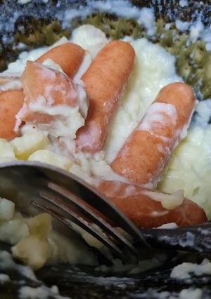 Une photo de Saucisse purée