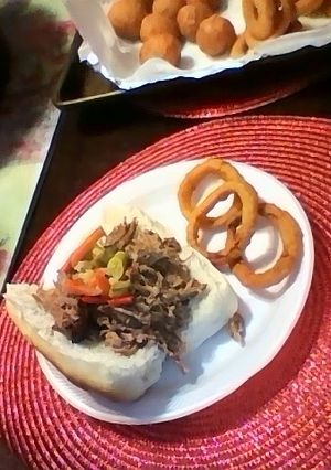 A picture of Roast Beef in crock pot.