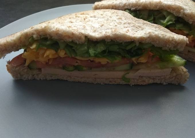 Steps to Prepare Perfect Healthy Sandwich