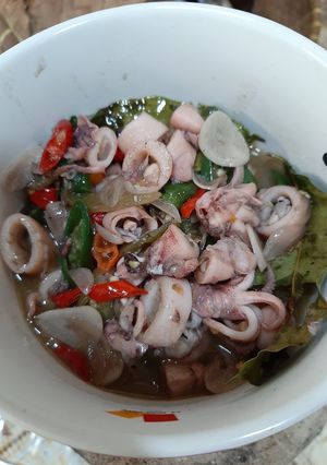 Foto resep Tumis Cumi Asin (Sotong)