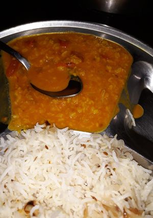 A picture of Mung dal tadka.
