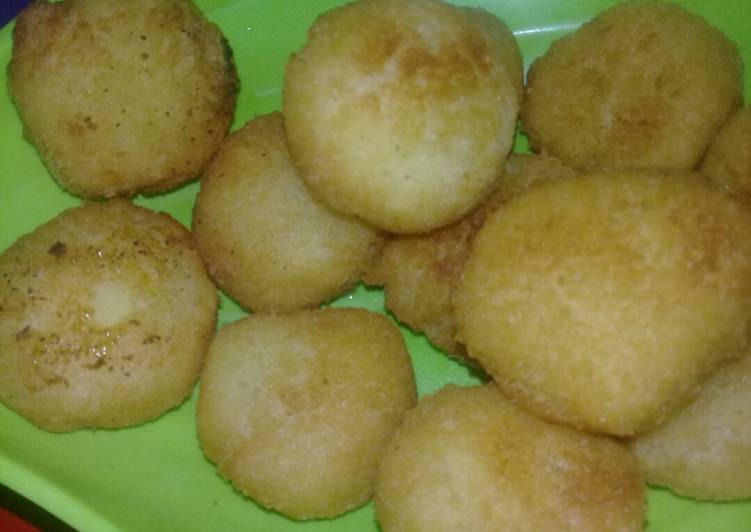 resep cara buat Gemblong goreng gula putih