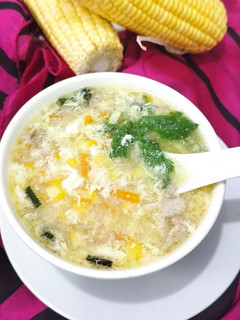 Foto resep Sup jagung telur wortel