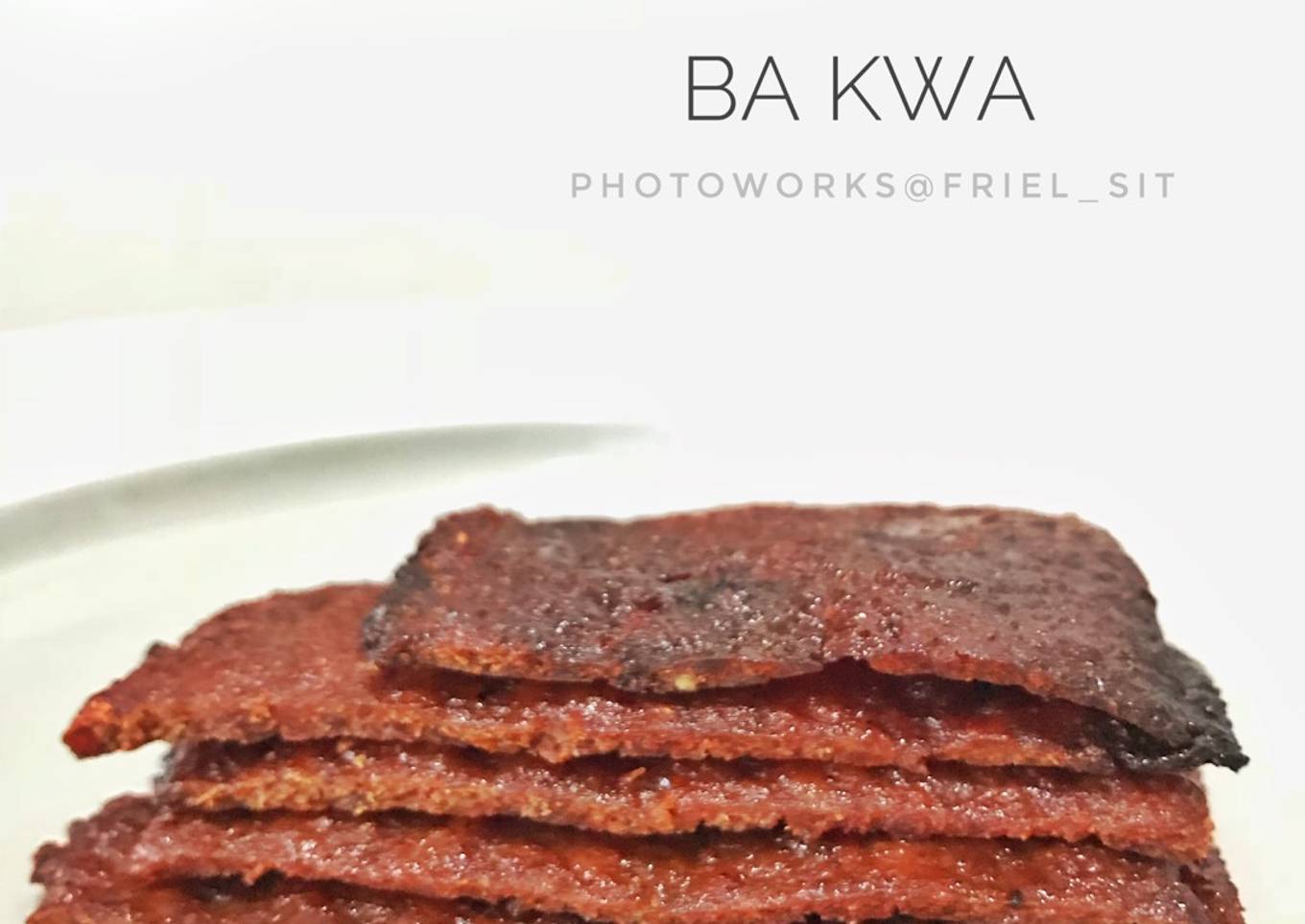 Ba kwa /Bbq pork jerky / Dendeng babi manis