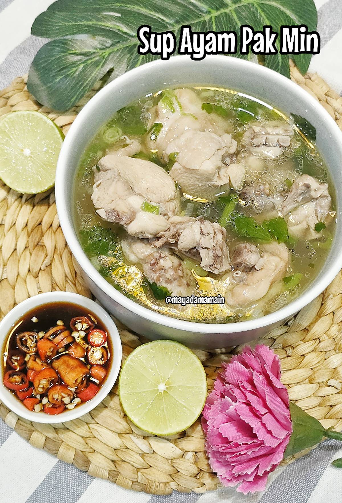 Sop Ayam ala Pak Min Klaten yang Simple & Enak foto resep utama