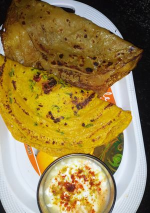 ખારા મીઠા પુડલા(KHARA MITHA PUDALA RCIPE IN GUJARATI) રેસીપી મુખ્ય ફોટો