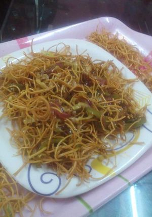 A picture of Noodles Bhel.
