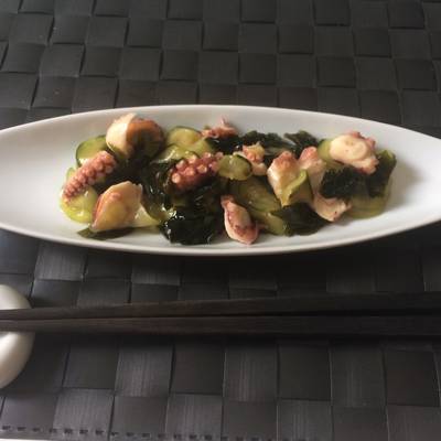 Ricetta Marinato di Polpo, Wakame e cetriolo alla giapponese di NippItaly -  Cookpad