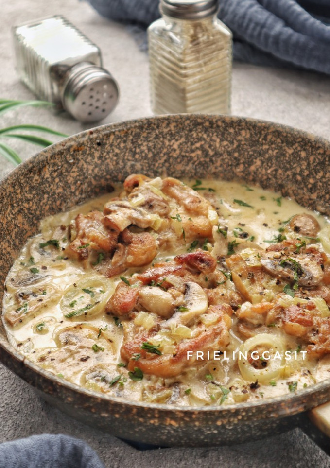 Foto resep One Pan - Grilled Chicken Mushroom