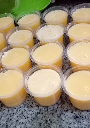 Foto resep Silky Puding / Puyo / Pudot (Puding Sedot) Mangga