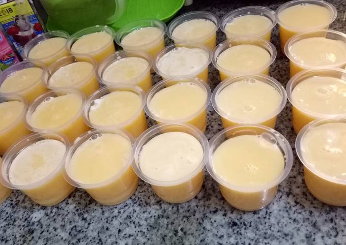 Resep Silky Puding / Puyo / Pudot (Puding Sedot) Mangga Resep Silky Puding / Puyo / Pudot (Puding Sedot) Mangga
