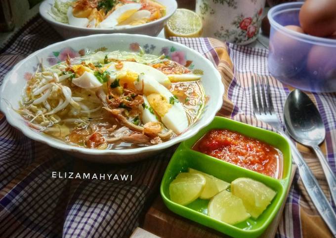 Soto ayam kampung khas madura