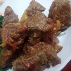 A picture of Wet fry beef.