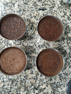 Una foto de Flan de chocolate y tofu