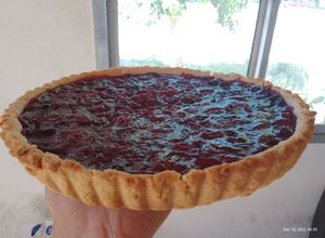 Una foto de Tarta de cerezas