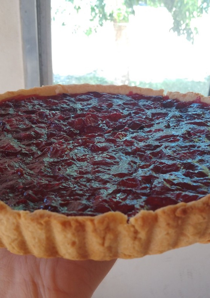 Una foto de Tarta de cerezas