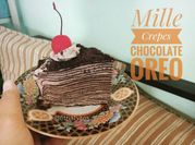 Gambar oreo mille crepes