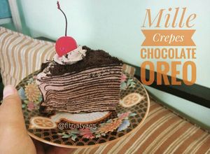 Foto resep Mille Crepes Chocolate Oreo
