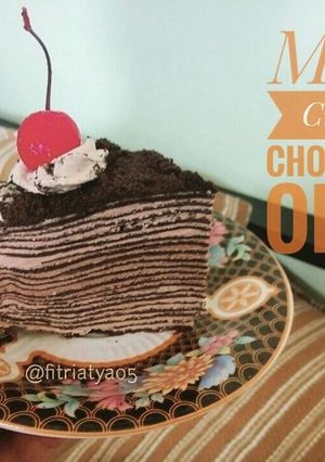 Foto resep Mille Crepes Chocolate Oreo
