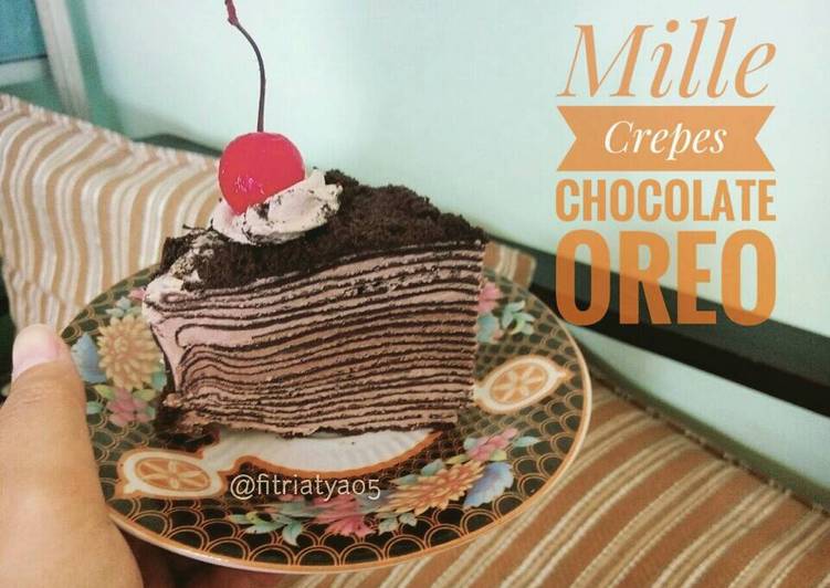 Mille Crepes Chocolate Oreo