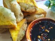 A picture of tapioca flour fried
