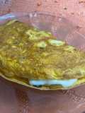 Omelette de verdura y queso
