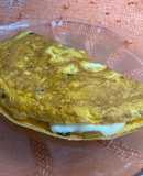 Omelette de verdura y queso