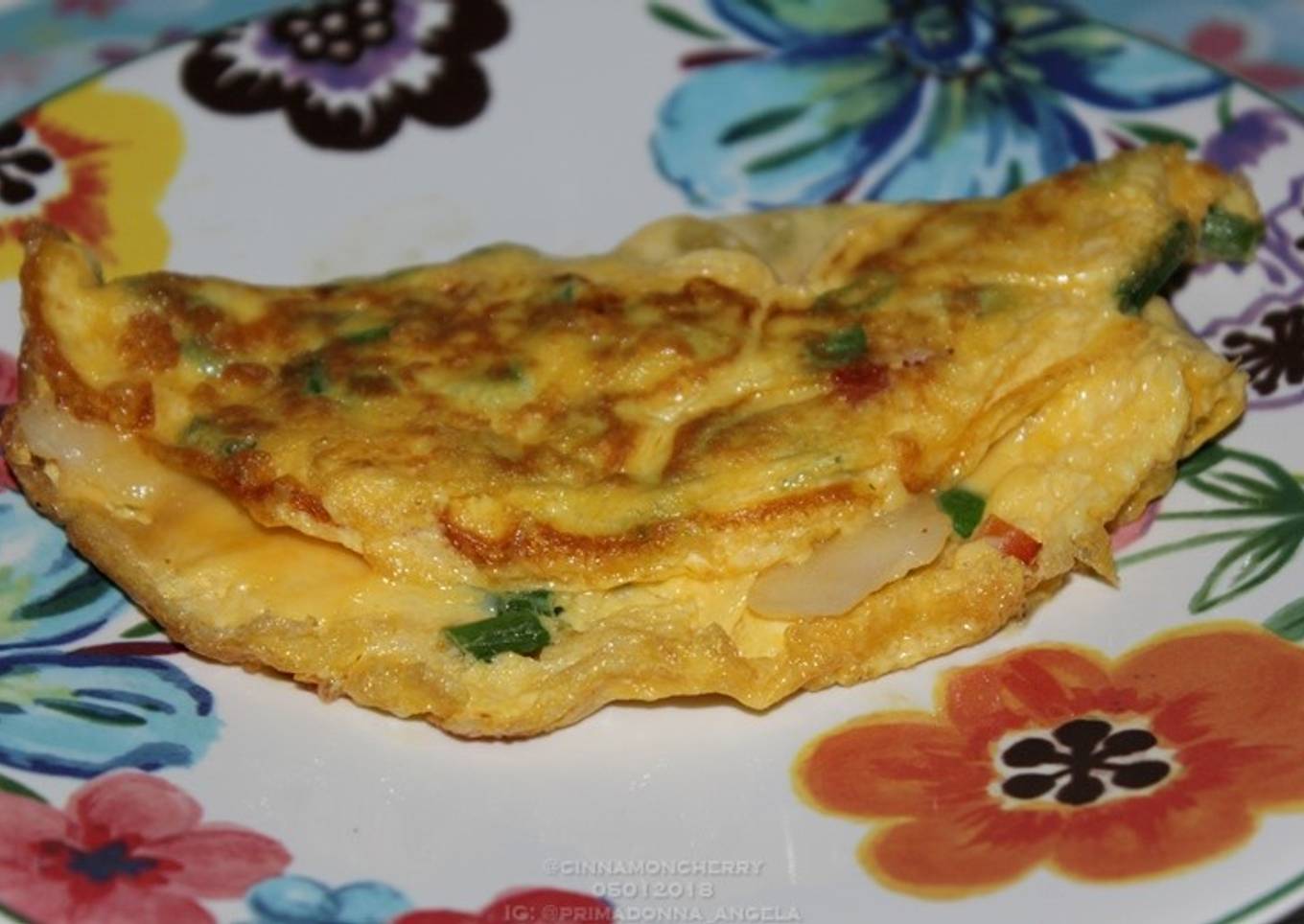 Water Chestnut Omelet