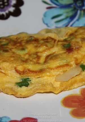 A picture of Water Chestnut Omelet.