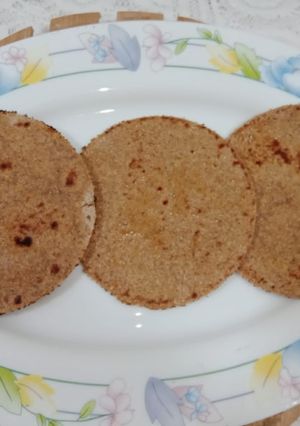 A picture of Bran flour roti.