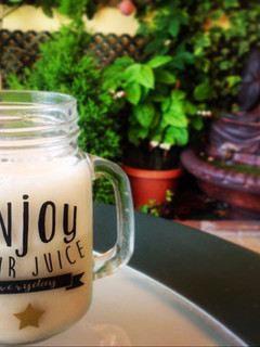 Una foto de Batido de plátano fit