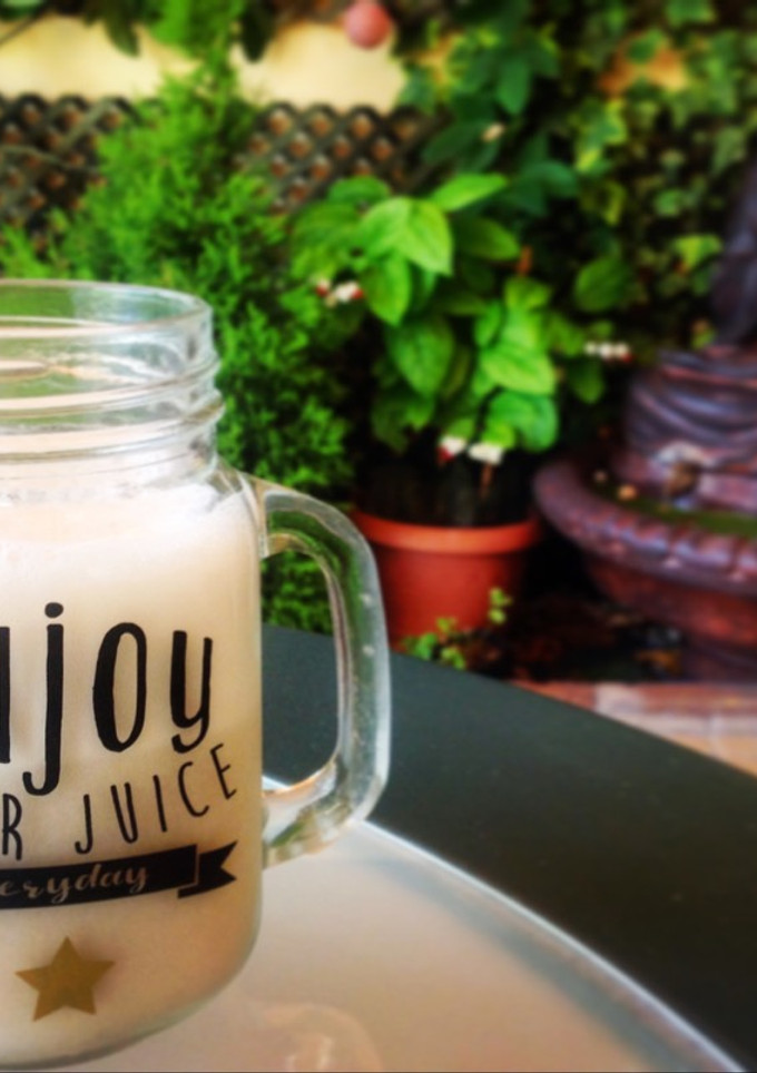 Una foto de Batido de plátano fit