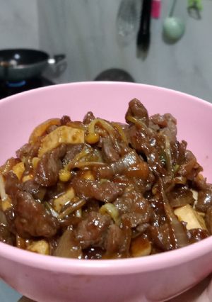 Foto resep Daging Tahu Teriyaki