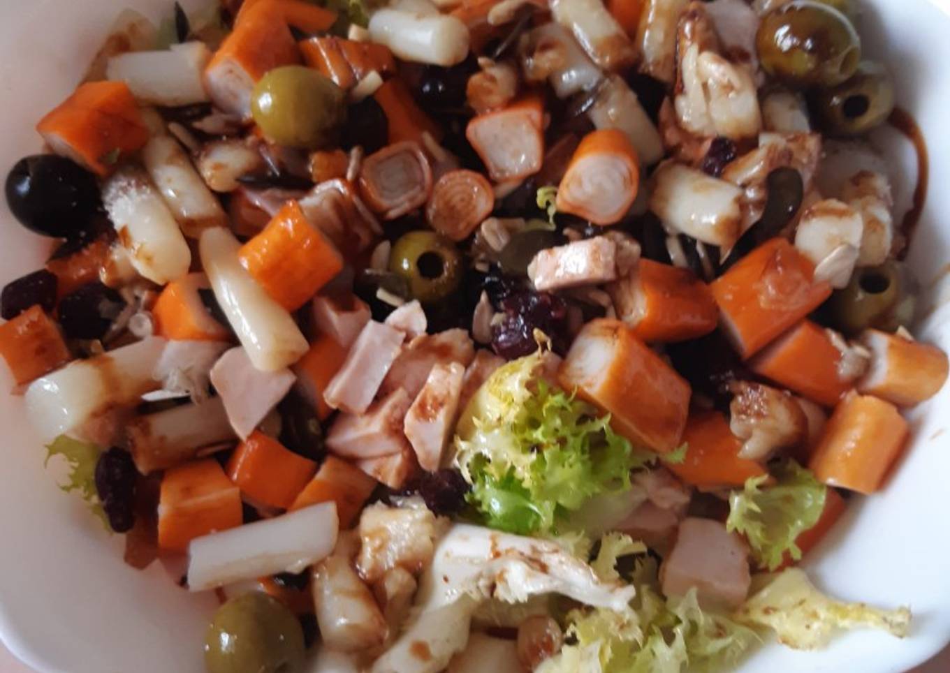 Ensalada de pollo veraniega