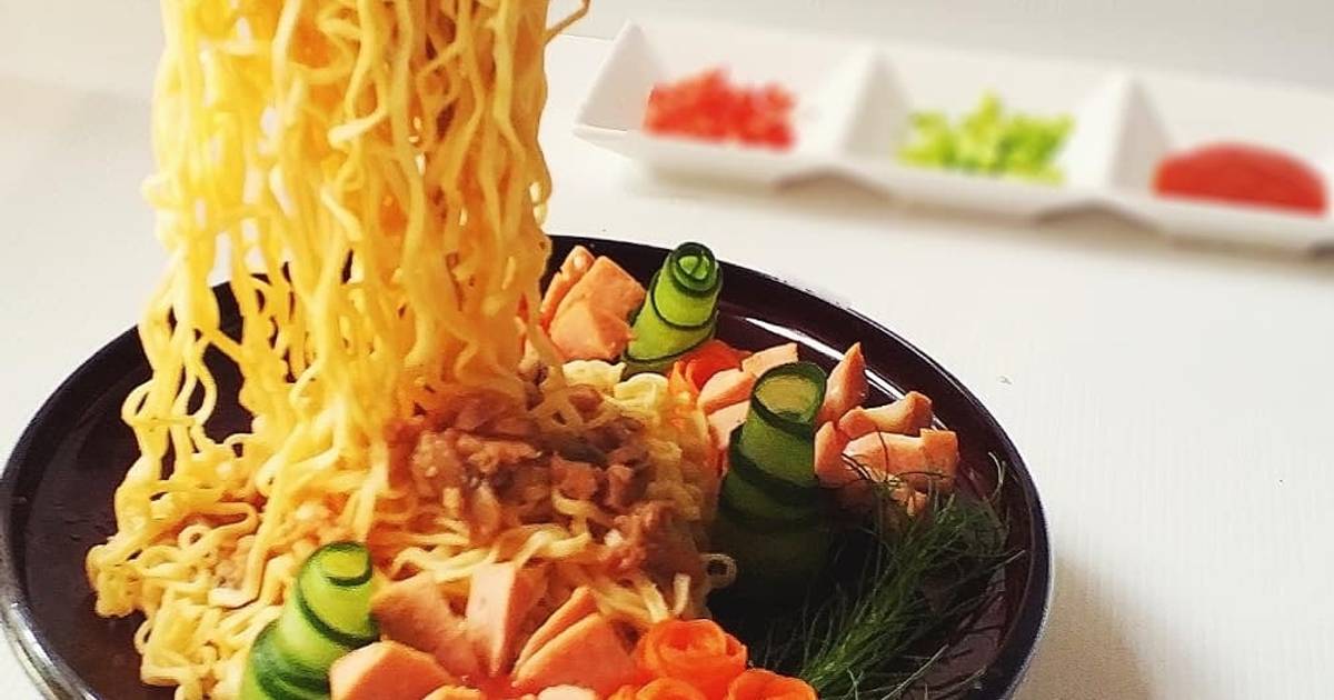Resep Mie Terbang / Flying Noodle🍝🍝🍝 oleh Shirley Wijaya Cookpad