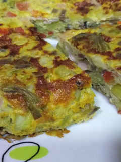 Una foto de Tortilla campera