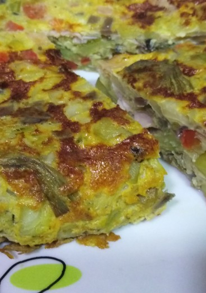 Una foto de Tortilla campera