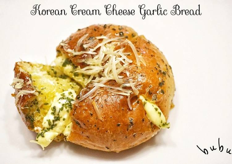 Resep Korean Cream Cheese Garlic Bread Sederhana Dan Enak