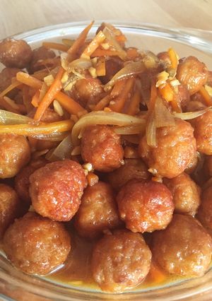 Foto resep Bola Ayam Saus Kecap
