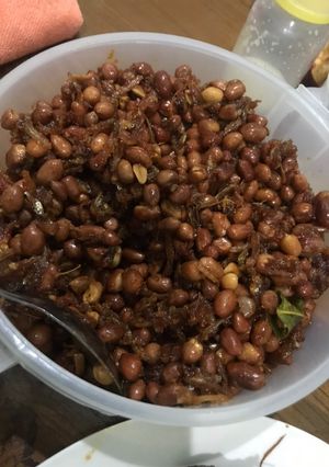 Foto resep Ikan teri kacang tanah berbumbu