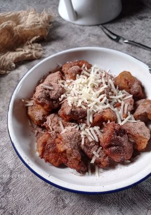 Foto resep Pisang goreng keju milo
