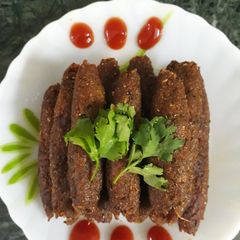 A picture of Soya Kababs.
