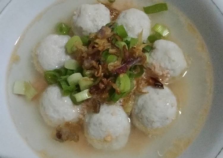 Cara mudah mengolah Baso Ikan Kuah Anti Gagal