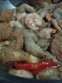 Foto resep Cah jamur udang tofu