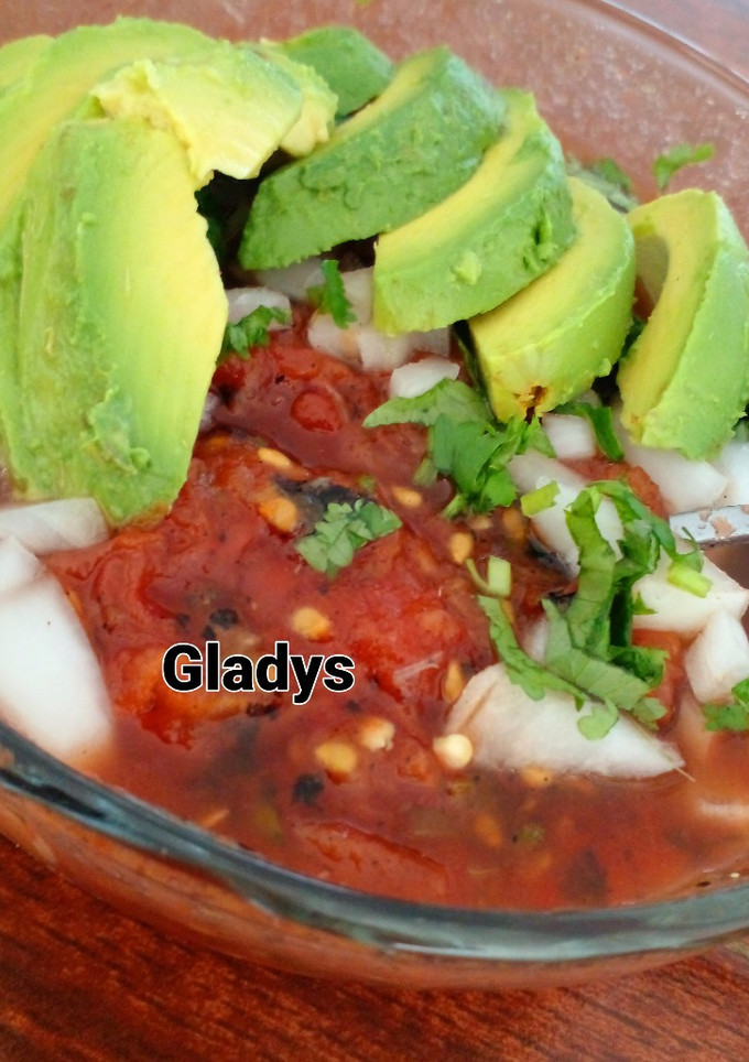 Una foto de Salsa de jitomate asado 🍅