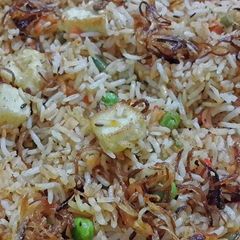 A picture of Paneer Biryani.
