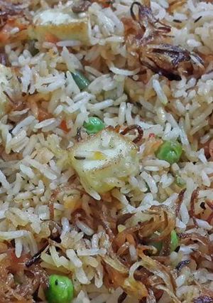 A picture of Paneer Biryani.