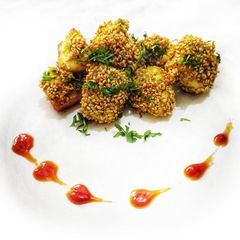 A picture of Paneer Sesame.