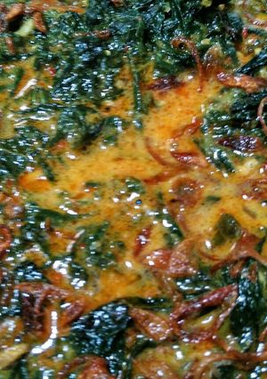 Foto resep Gulai daun singkong dgn teri medan